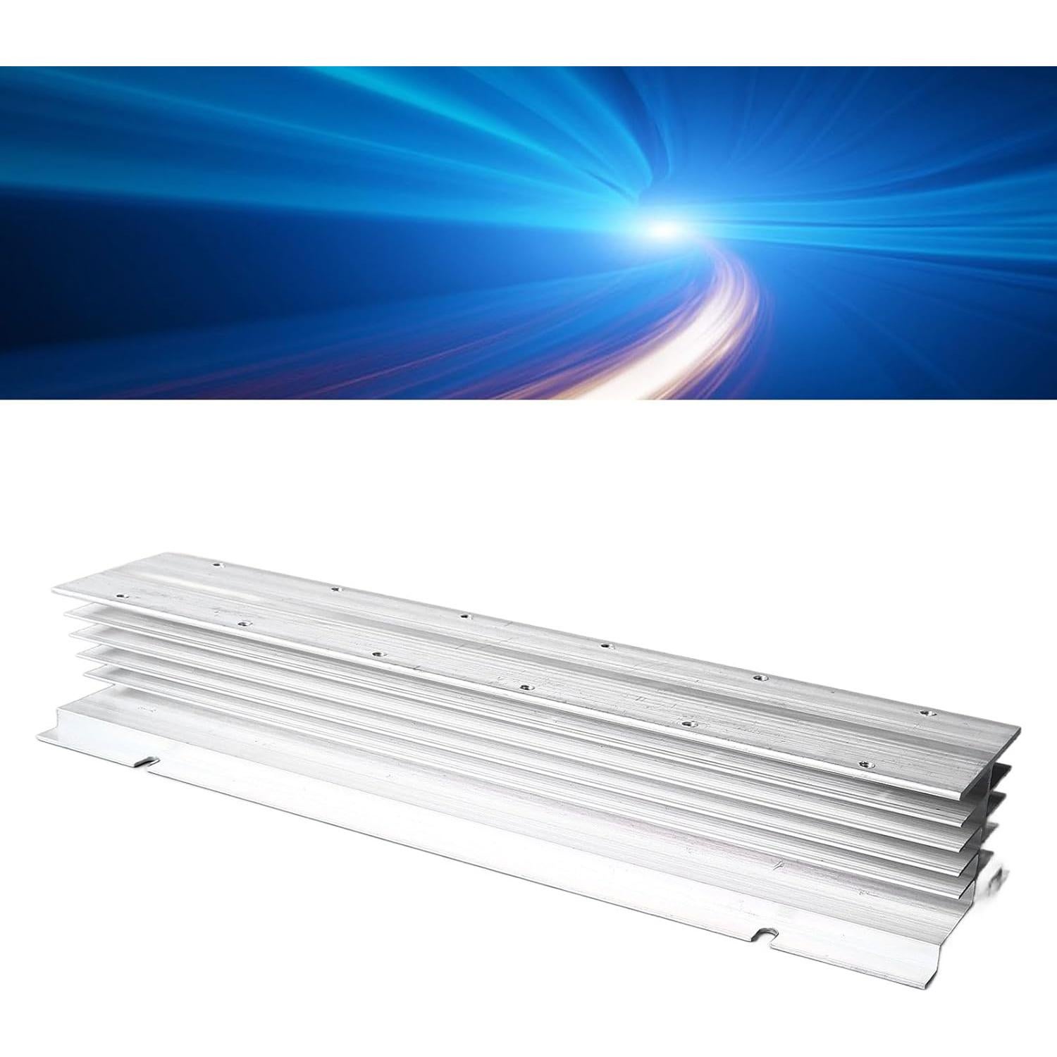 Disipador de Calor SSR Fabater Aluminio 30x8x5cm 400g