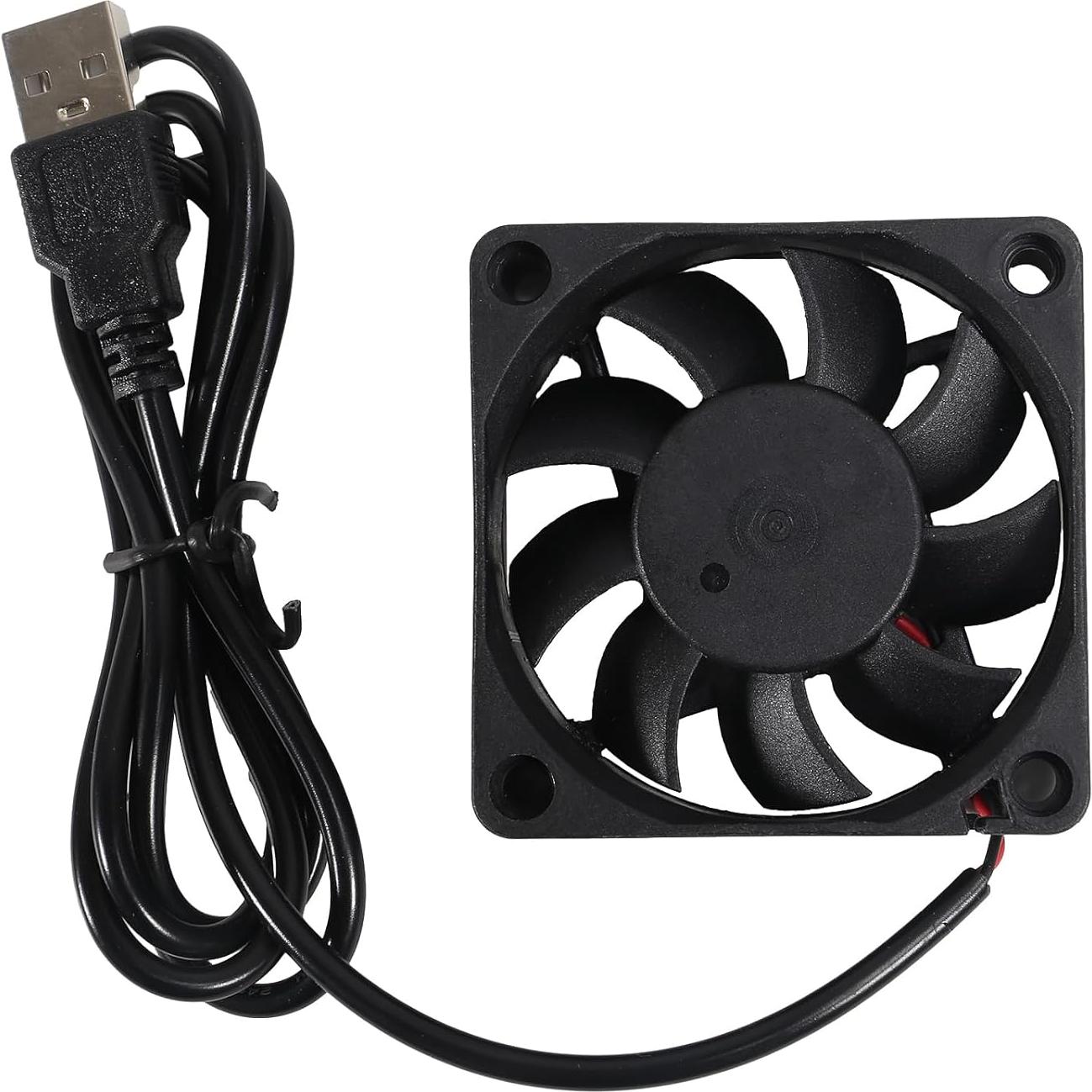 4 Ventiladores USB Sin Escobillas AITAO 6015 60x15mm 5V