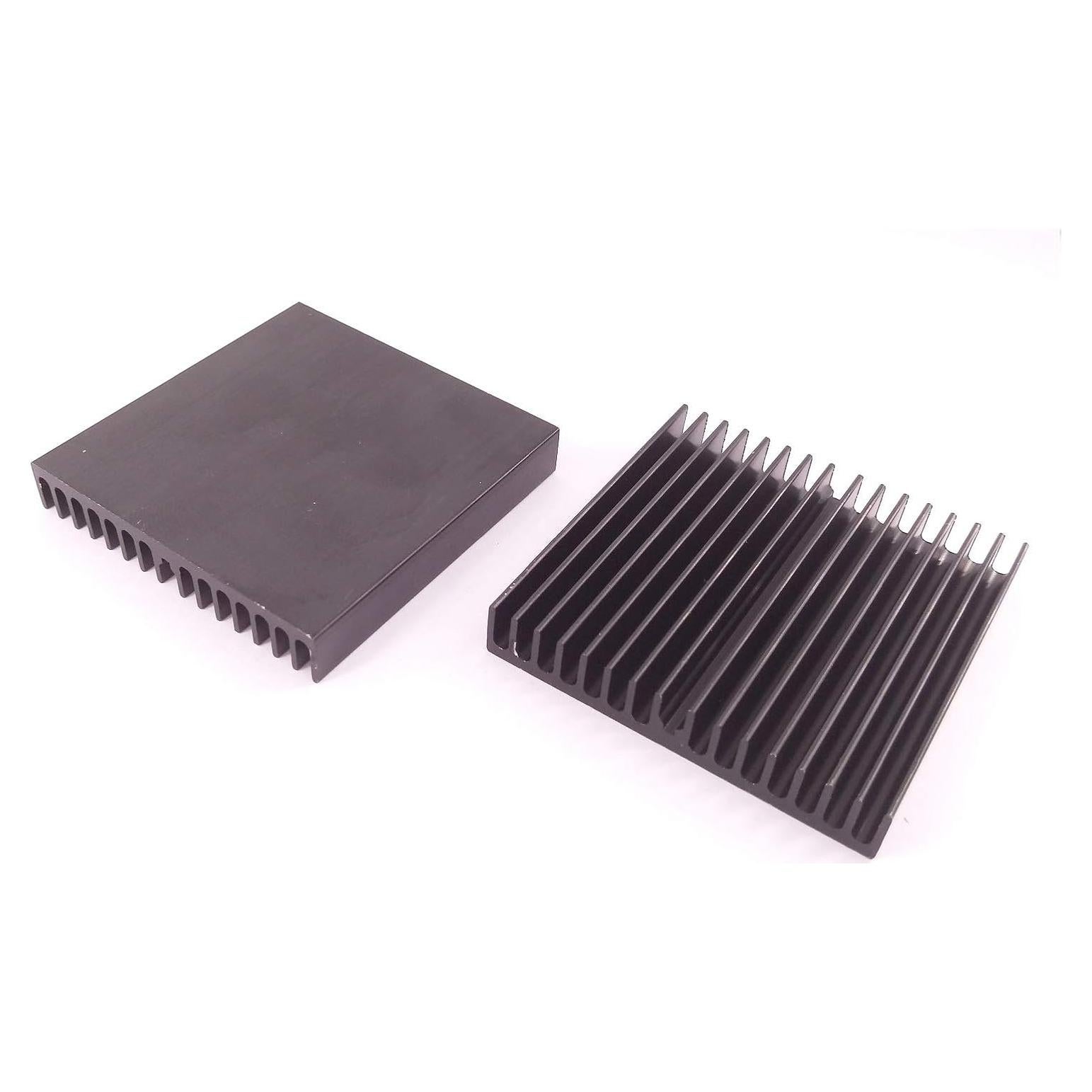 Disipador de Calor Aluminio Anodizado Easycargo 60x60x10mm - 2 Piezas