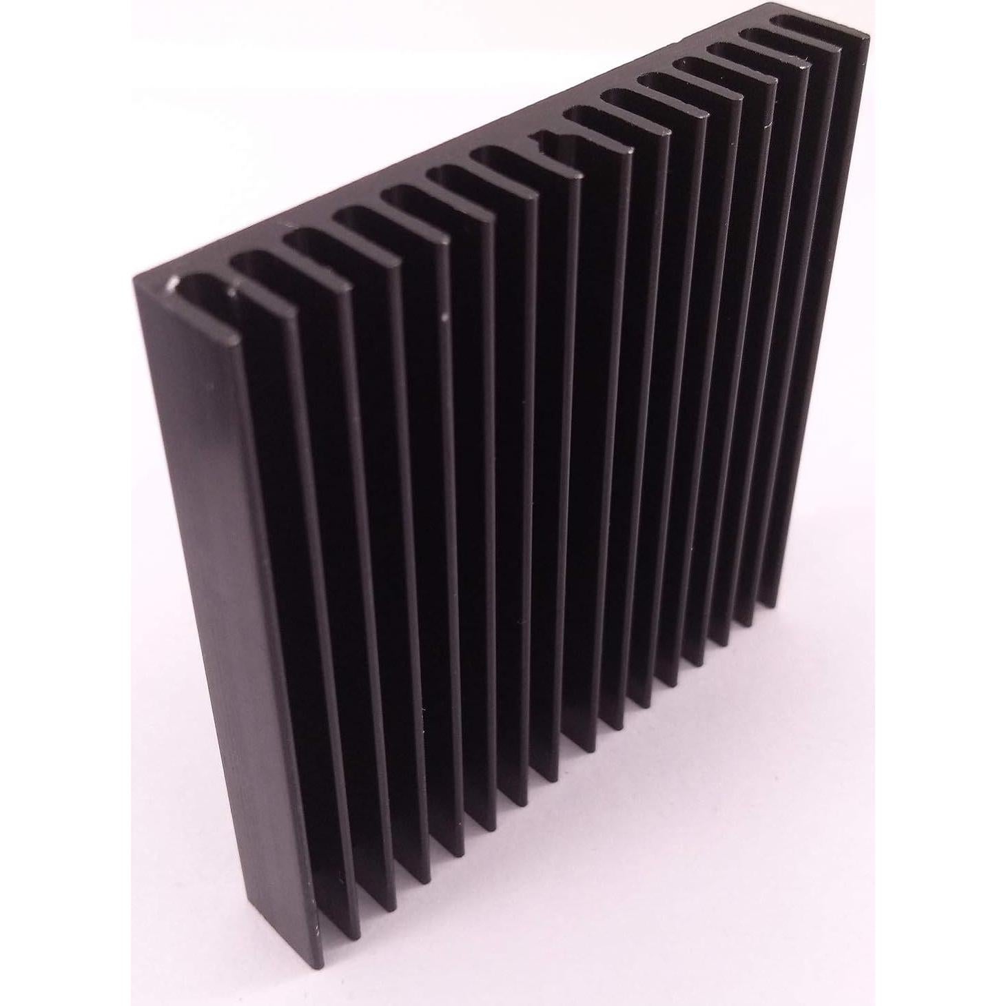 Disipador de Calor Aluminio Anodizado Easycargo 60x60x10mm - 2 Piezas