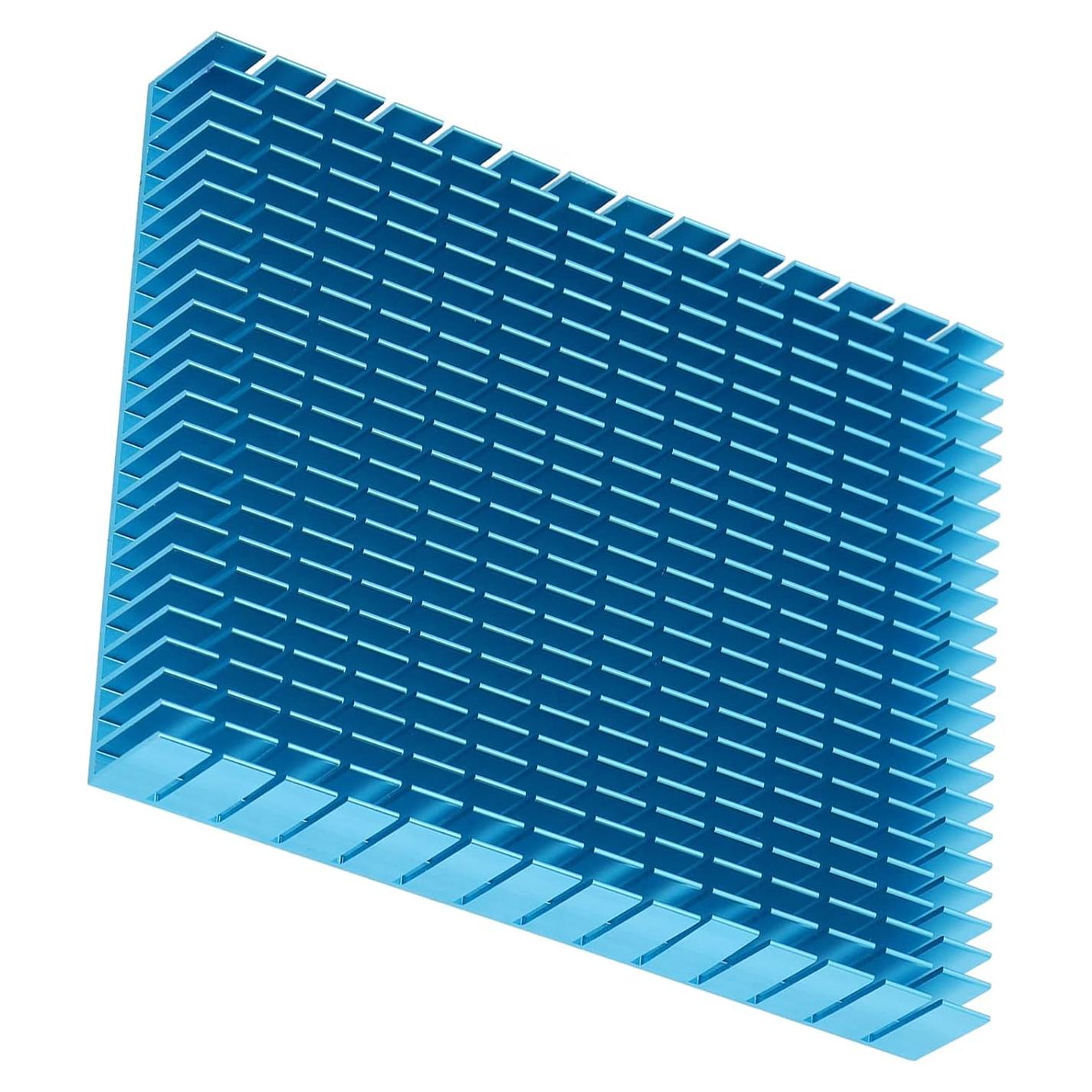 Disipador de Calor de Aluminio Fafeicy 150x120x20mm Azul