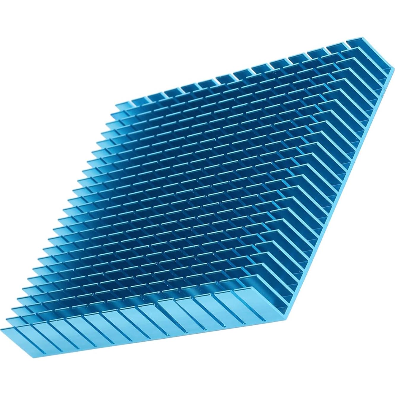 Disipador de Calor de Aluminio Fafeicy 150x120x20mm Azul