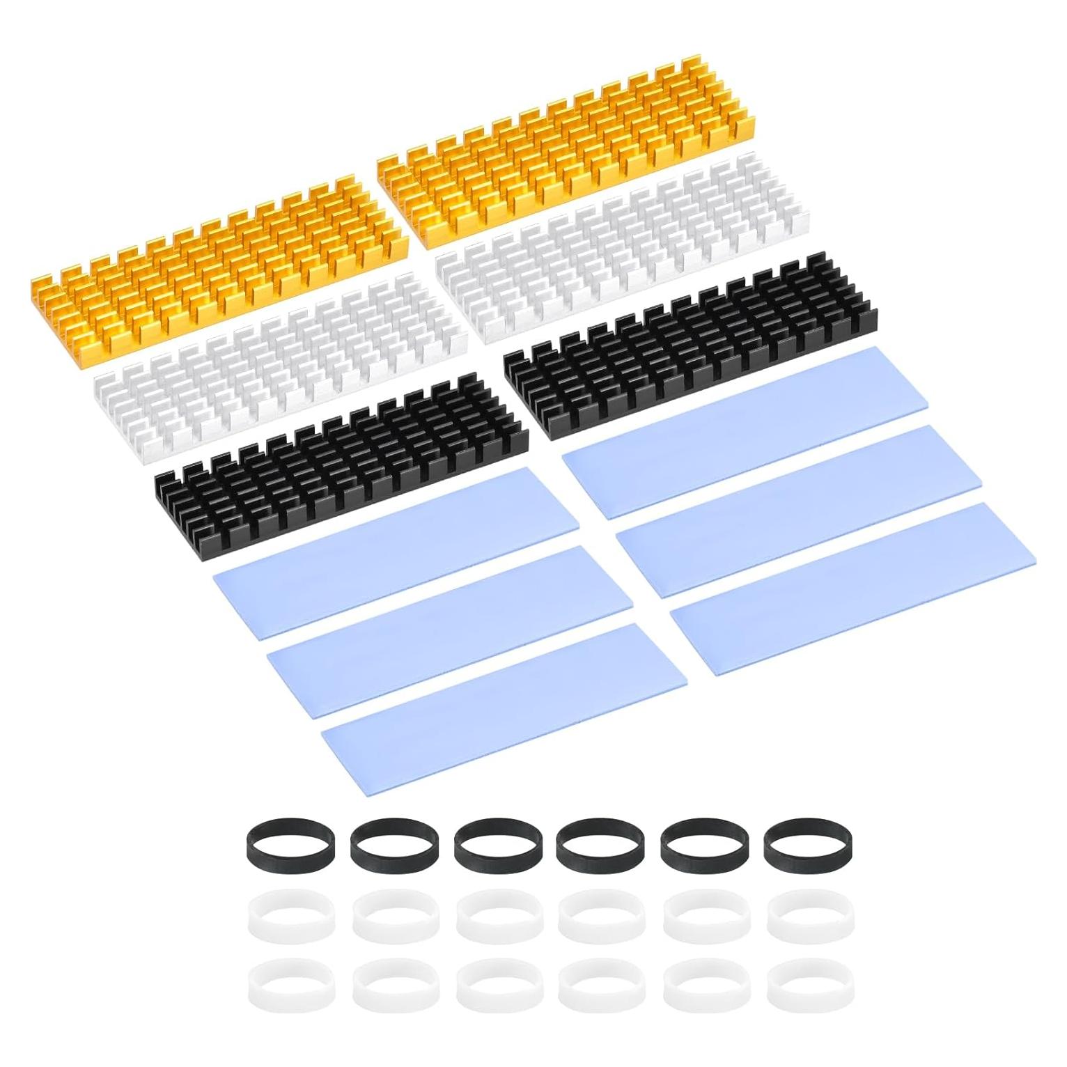 Disipador de Calor PATIKIL para M.2 2280 SSD Aluminio 70x22mm
