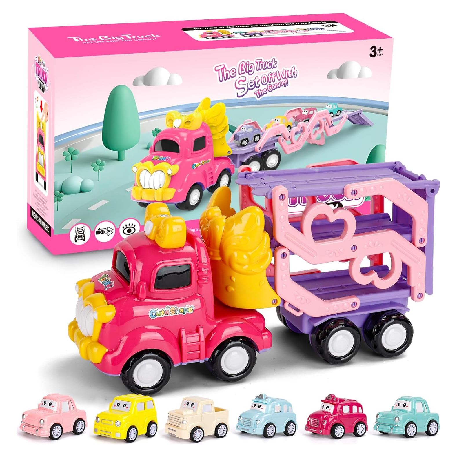 Camión Transportador 7 en 1 Lovinkiki con Luz y Música