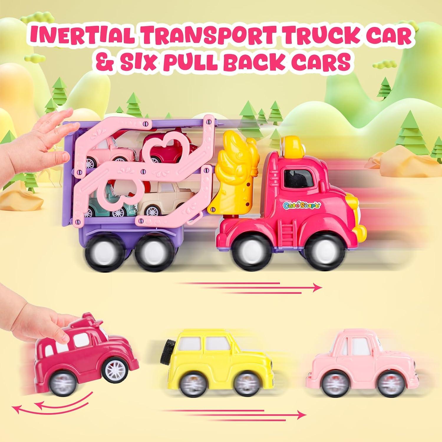 Camión Transportador 7 en 1 Lovinkiki con Luz y Música