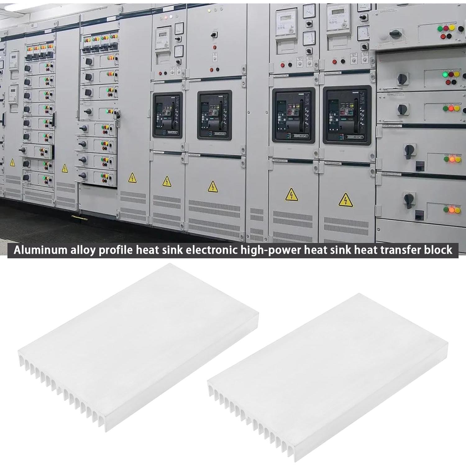 Paquete de 2 Disipadores de Calor Aluminio LT Easiyl 100x60mm