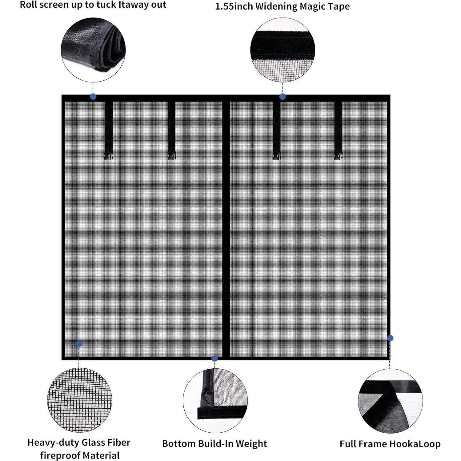 Pantalla de Puerta de Garaje Magnética Veanusiver 2.74x2.13m