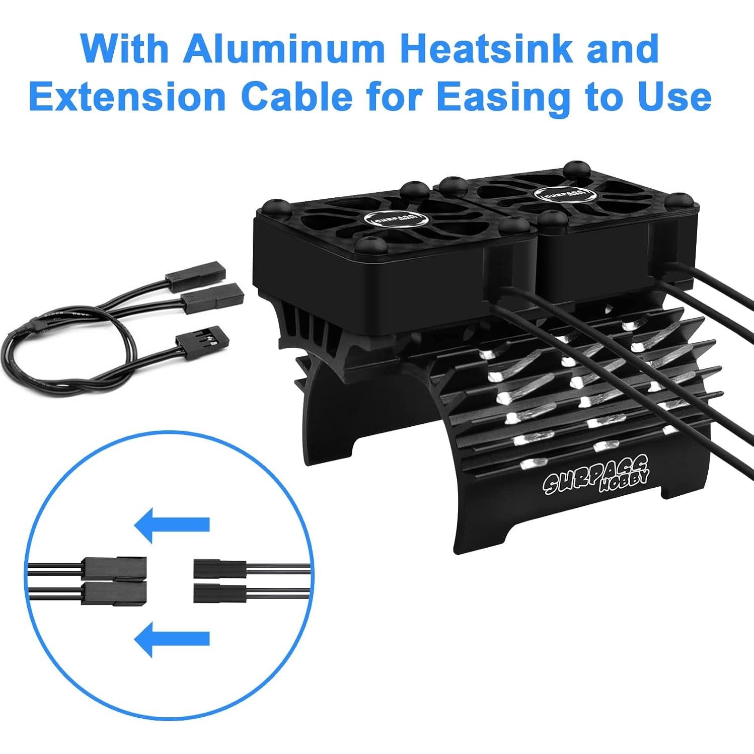 Ventiladores de Enfriamiento RC 30mm ARRAROWN con Disipador