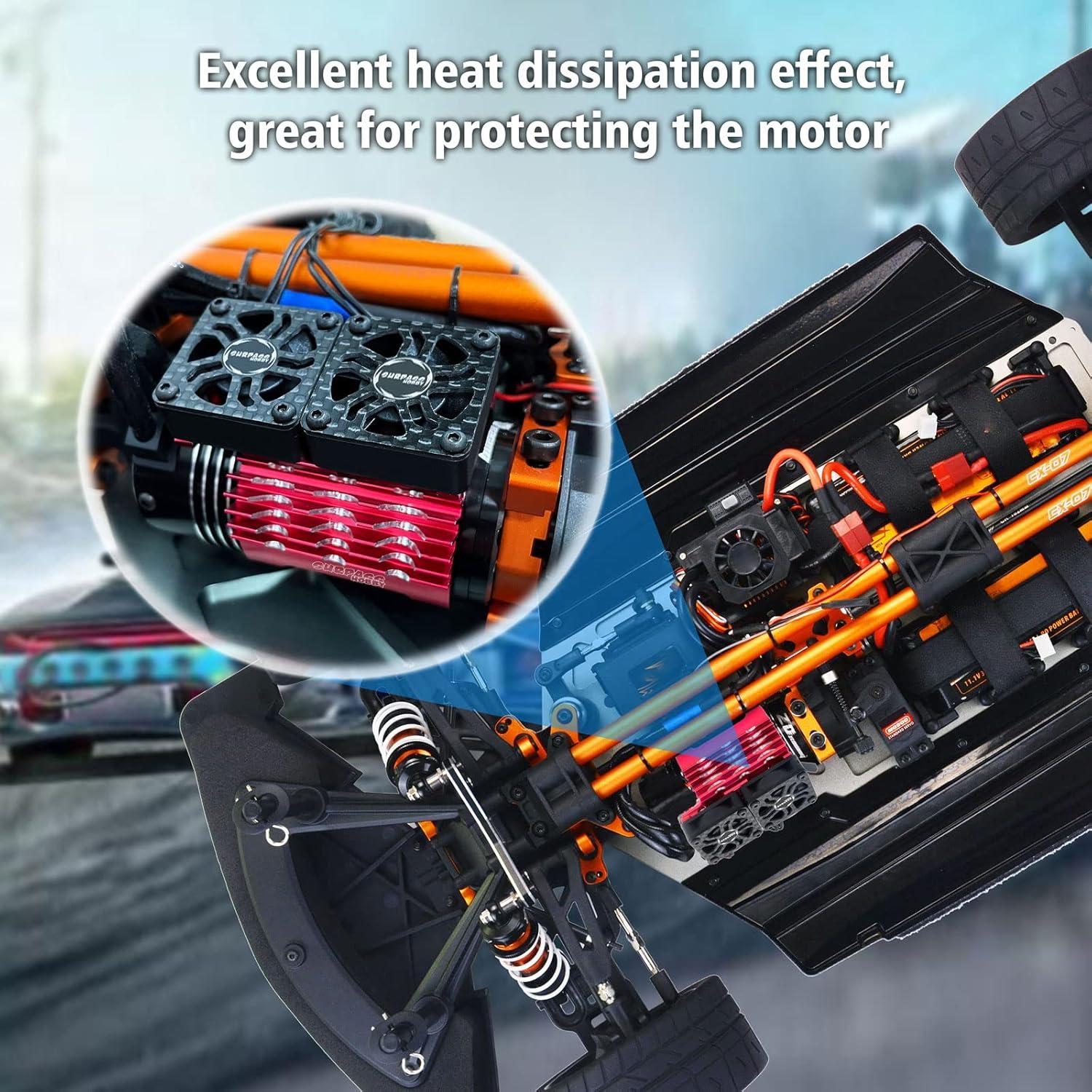 Ventilador de Refrigeración RC Doble 30mm Surpass Hobby 27000RPM