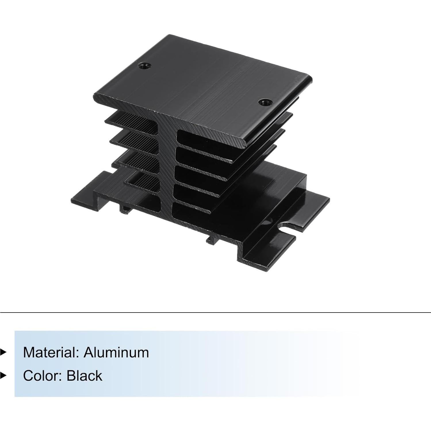 Disipador de Calor de Aluminio MECCANIXITY 10A-40A Negro