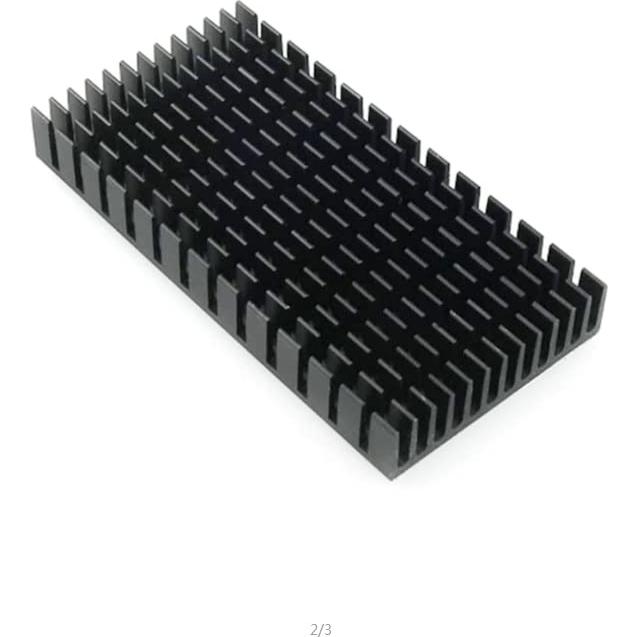 Disipador de Calor de Aluminio SJZBIN 2PCS 80x40x11mm para CPU y LED