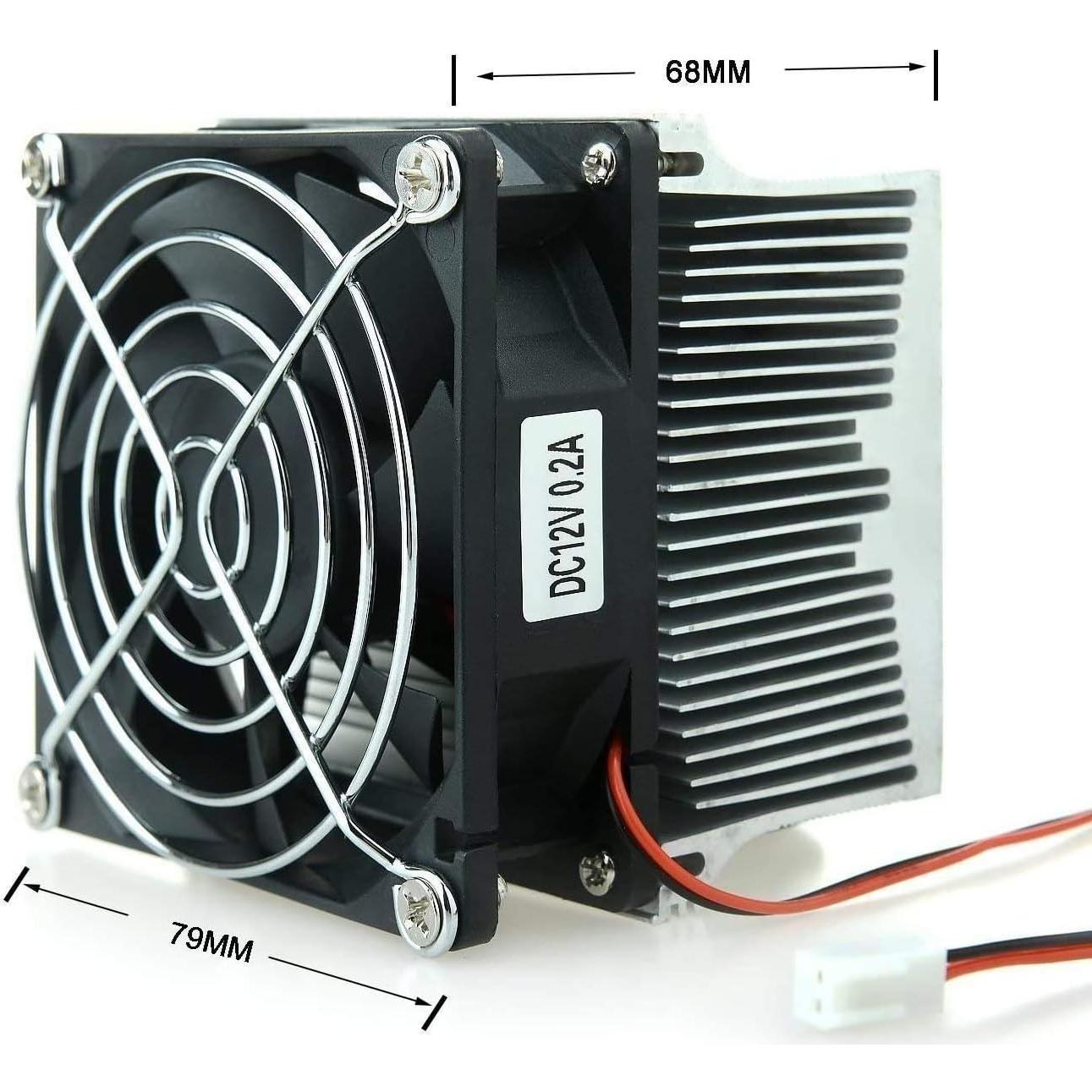 Ventilador de Enfriamiento Tesfish + Disipador Aluminio 100W