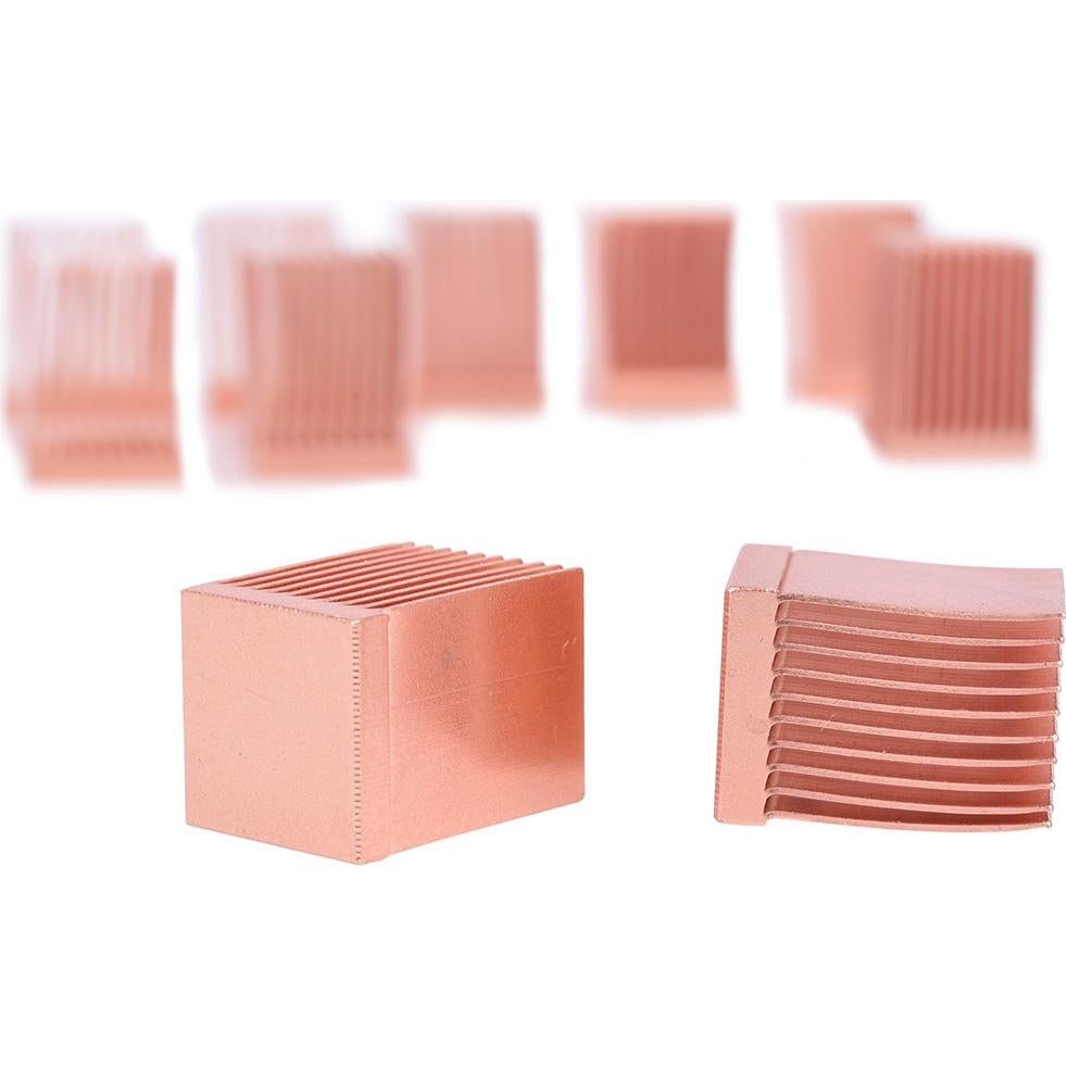 Disipadores de Calor de Cobre Alphacool 10x10mm - Paquete de 10