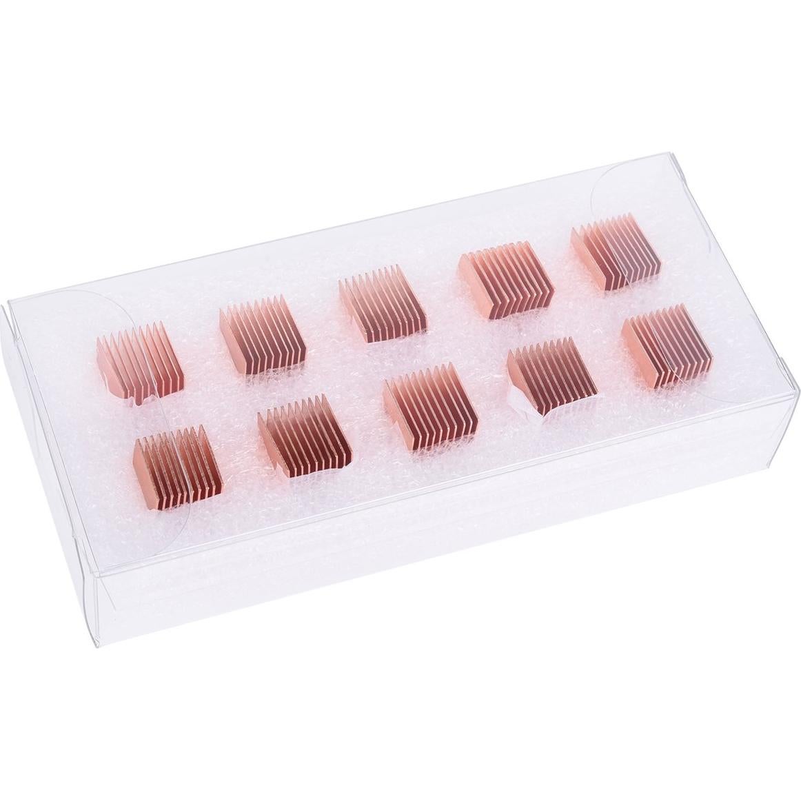 Disipadores de Calor de Cobre Alphacool 10x10mm - Paquete de 10