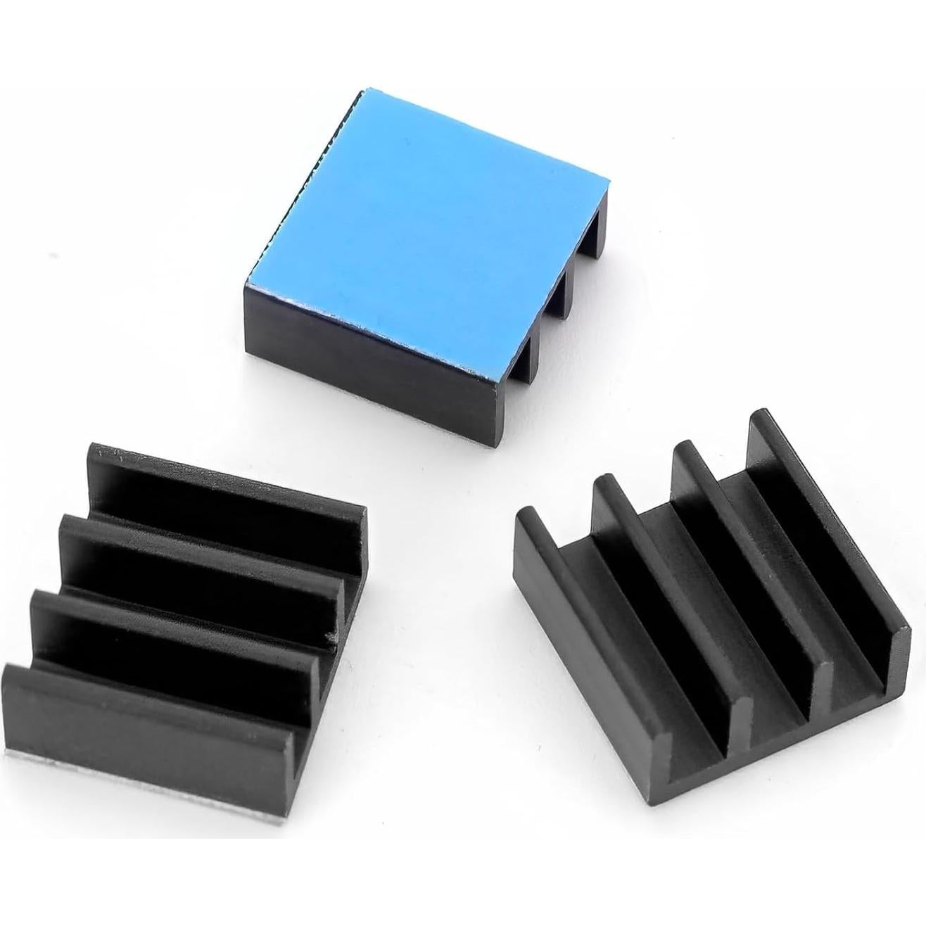 50 Pcs Mini Disipadores de Calor Aluminio Unxuey 11x11x5 mm