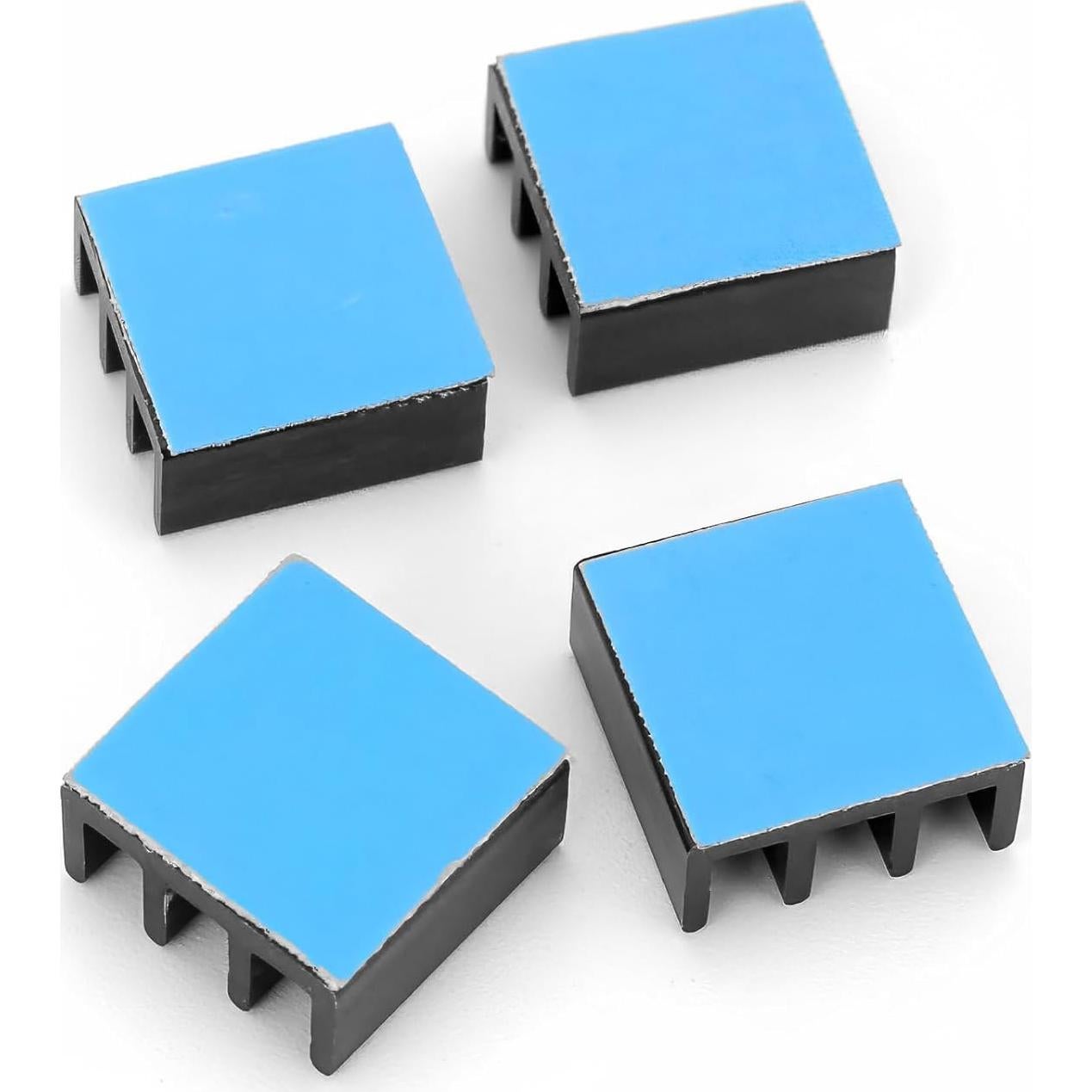 50 Pcs Mini Disipadores de Calor Aluminio Unxuey 11x11x5 mm