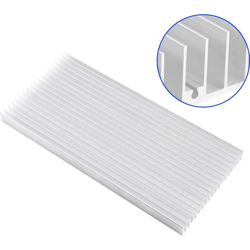 Disipador de Calor LED Walfront 300x140x20mm Aluminio