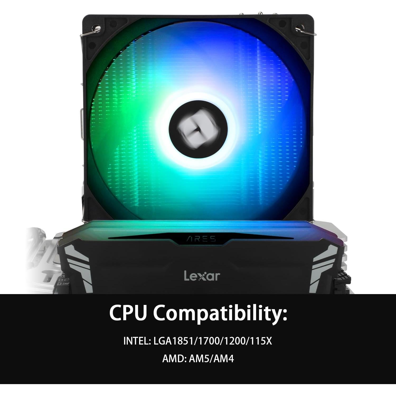 Enfriador de CPU Thermalright Burst Assassin 120 SE ARGB 148mm