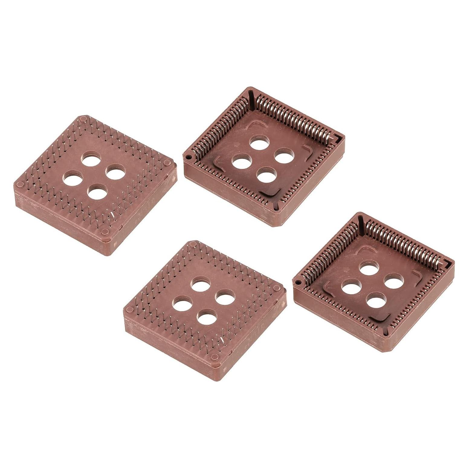 Zócalo IC PLCC84P PATIKIL 84 Pines 2.54mm Montaje PCB - 4 Piezas