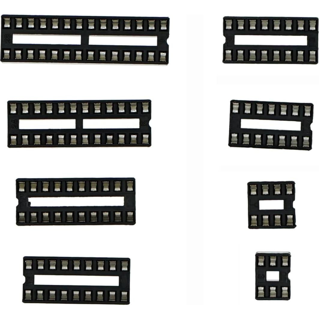 Kit de Zócalos DIP IC 66 Piezas MERICDA - 18 Tipos