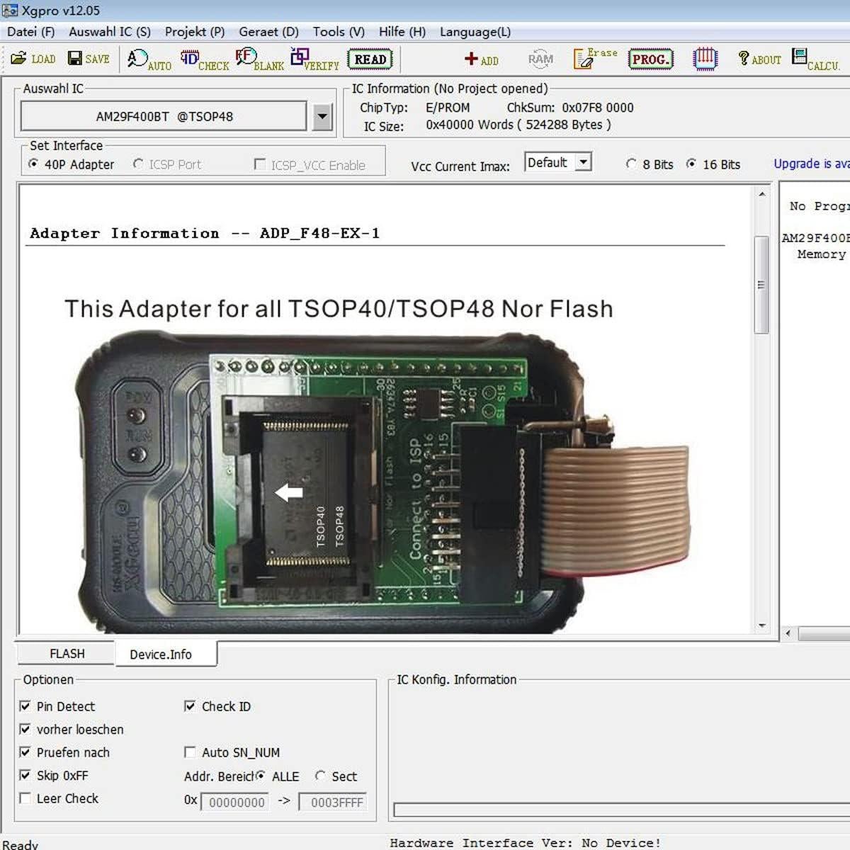 Programador Xgecu T48 Mejorado para ICs y Chips Flash