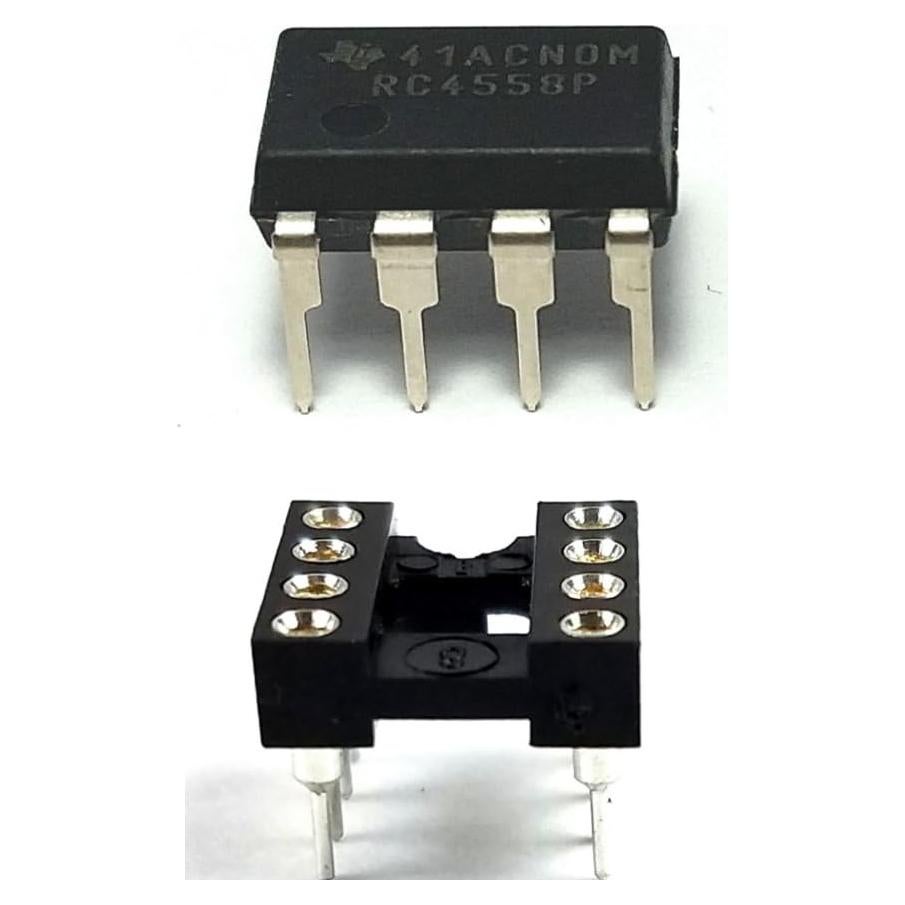 Amplificador Operacional Dual RC4558 Juried Engineering - Paquete de 4