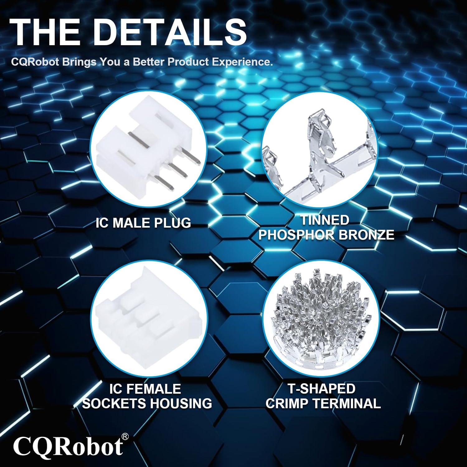 Conector JST PH 2.0 mm 50 Juegos 250 Piezas Crimpado