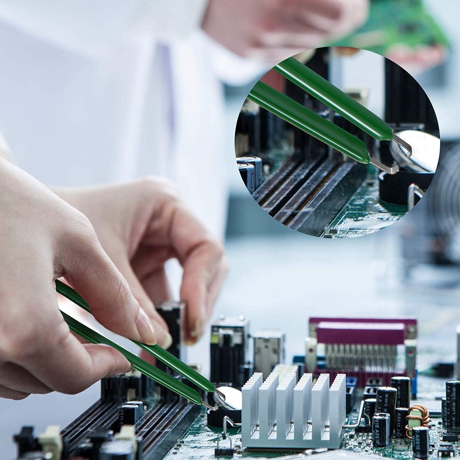 Extractor de Chips IC Antiestático Hegebeck 2 Pcs Verde