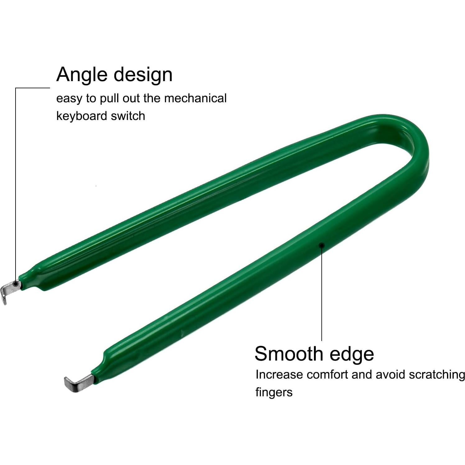 Extractor de Chips IC uxcell Acero Inoxidable Mango Aislante Verde