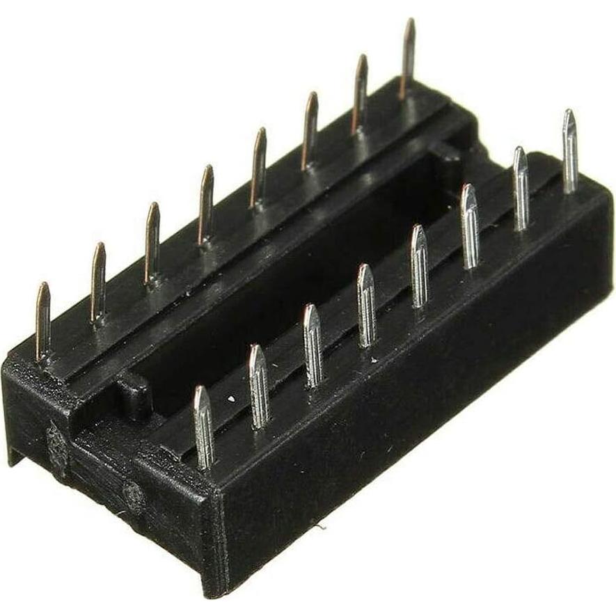 Adaptador de zócalo IC DIP 16 pines soldadura 20PCS