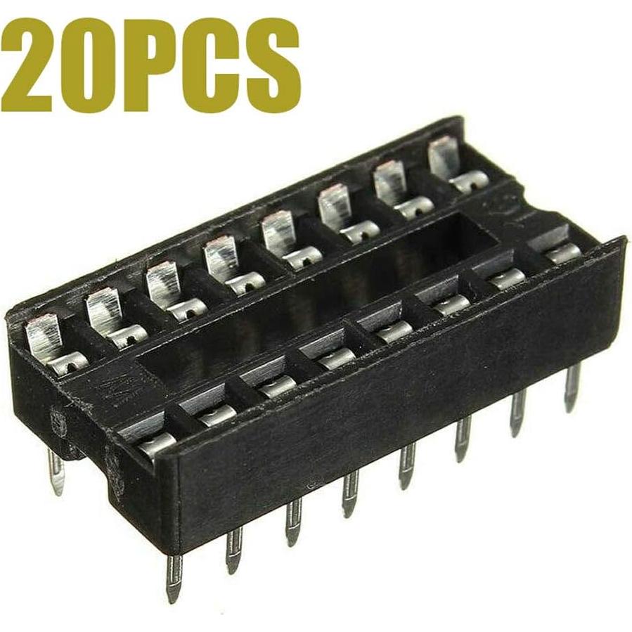 Adaptador de zócalo IC DIP 16 pines soldadura 20PCS