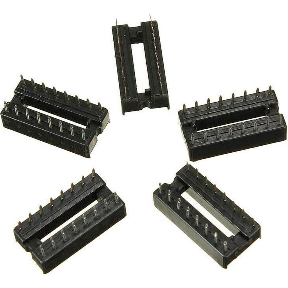 Adaptador de zócalo IC DIP 16 pines soldadura 20PCS