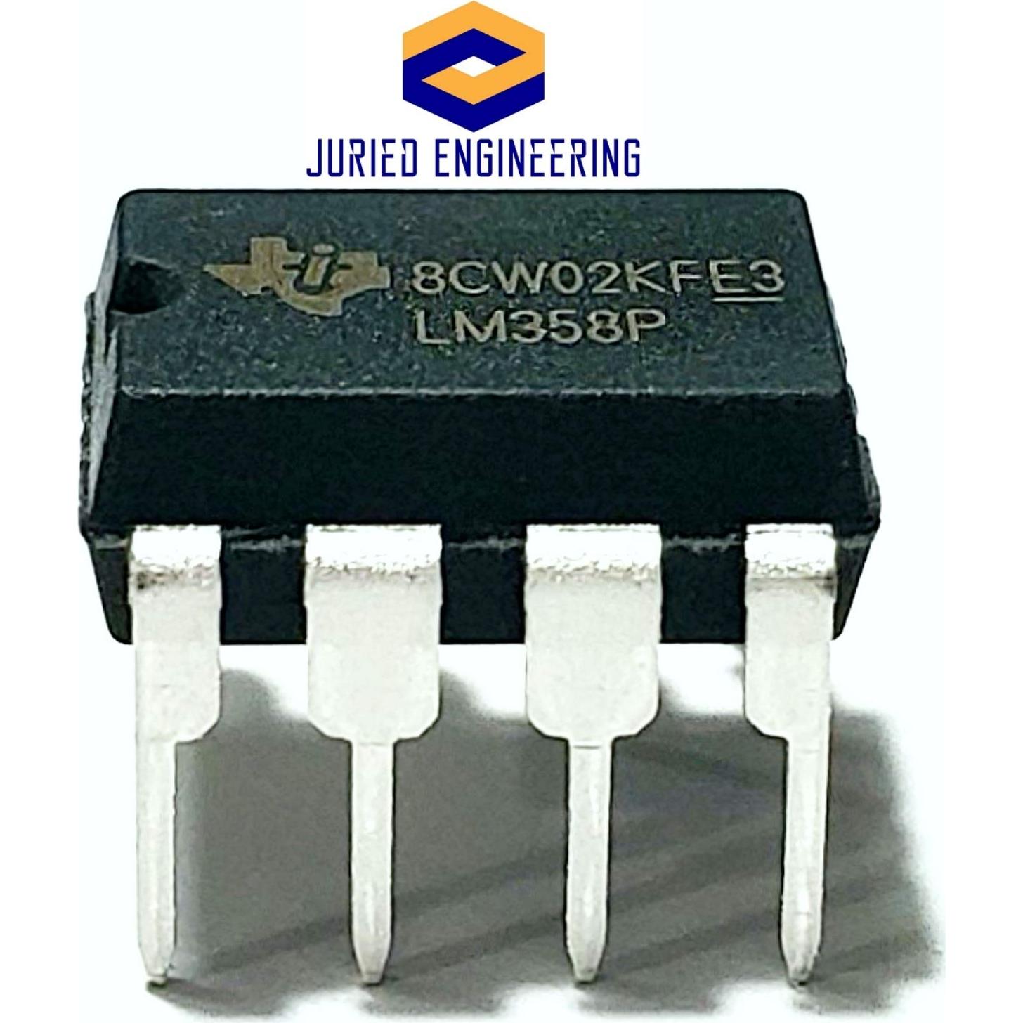 LM358P Amplificador Operacional Dual TI - Paquete de 5