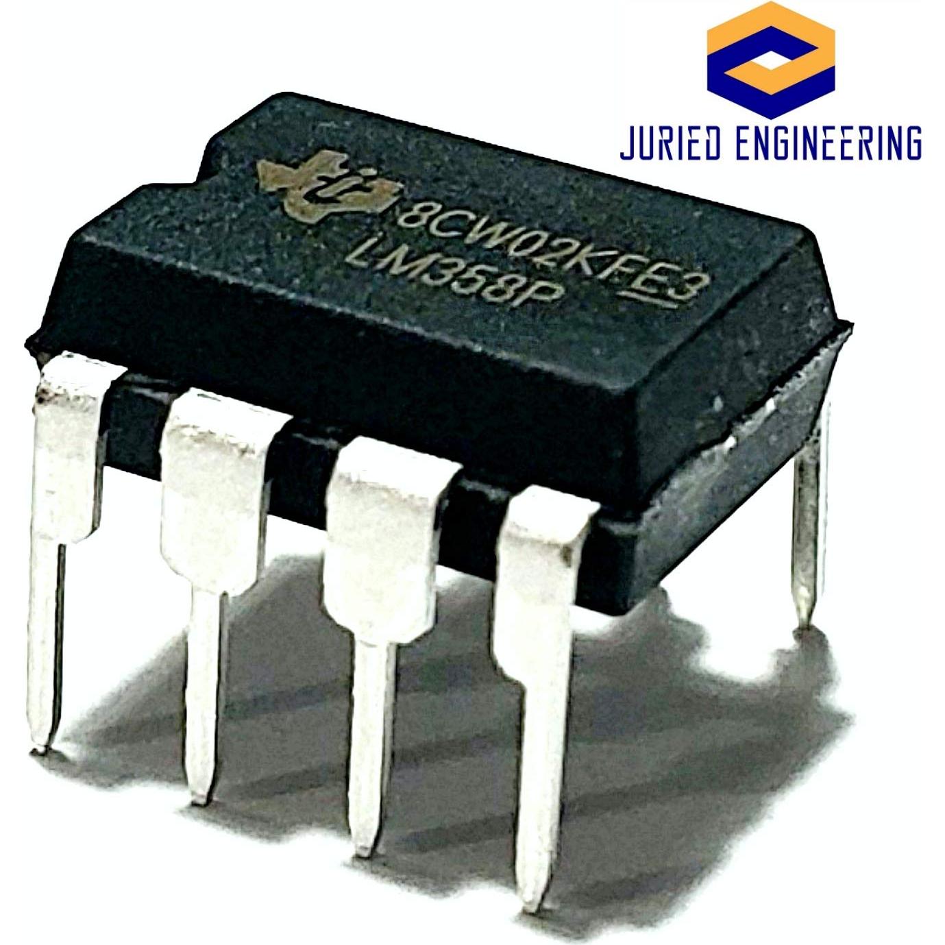 LM358P Amplificador Operacional Dual TI - Paquete de 5