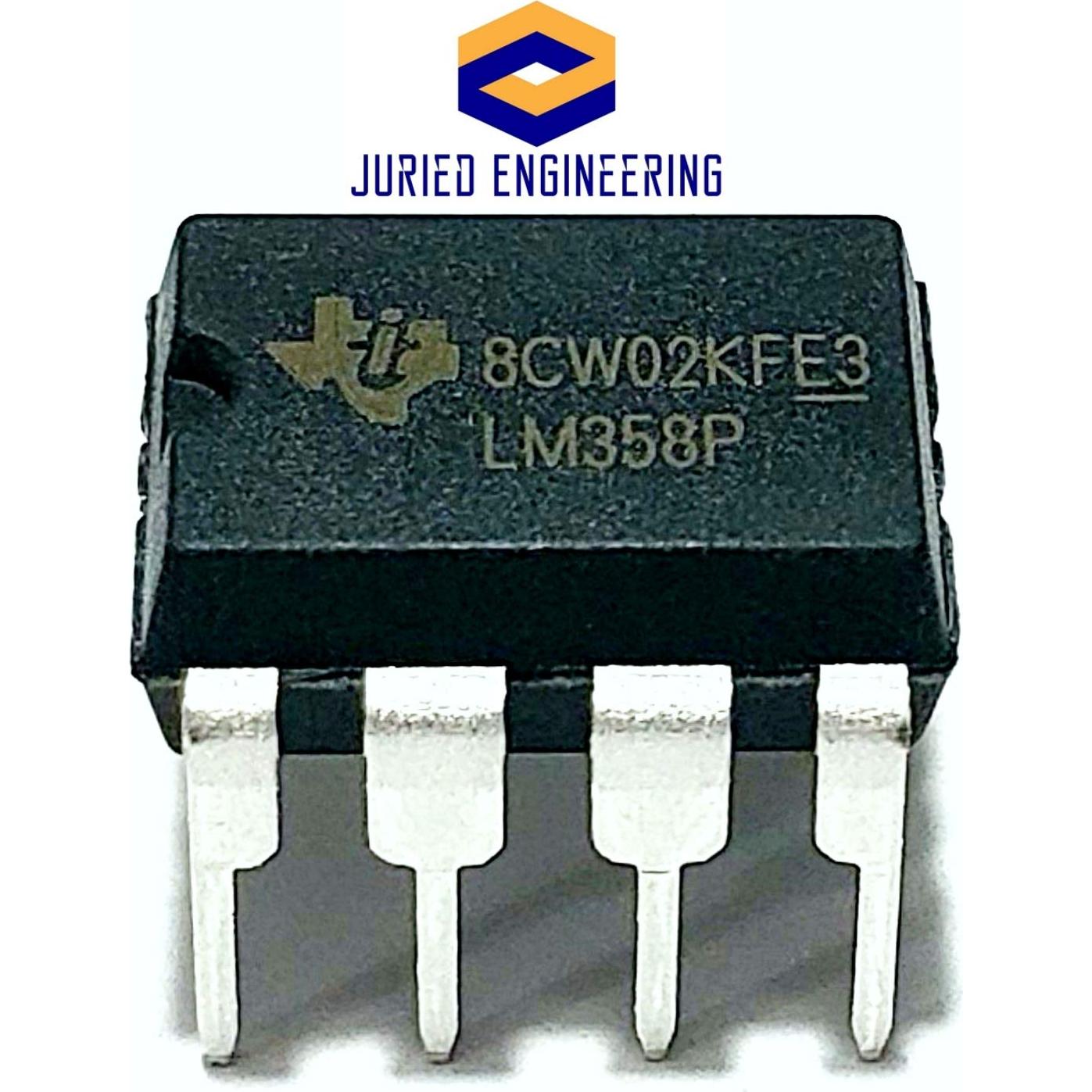 LM358P Amplificador Operacional Dual TI - Paquete de 5