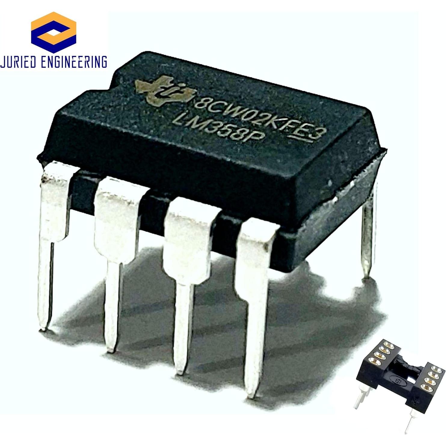 LM358P Amplificador Operacional Dual TI - Paquete de 5