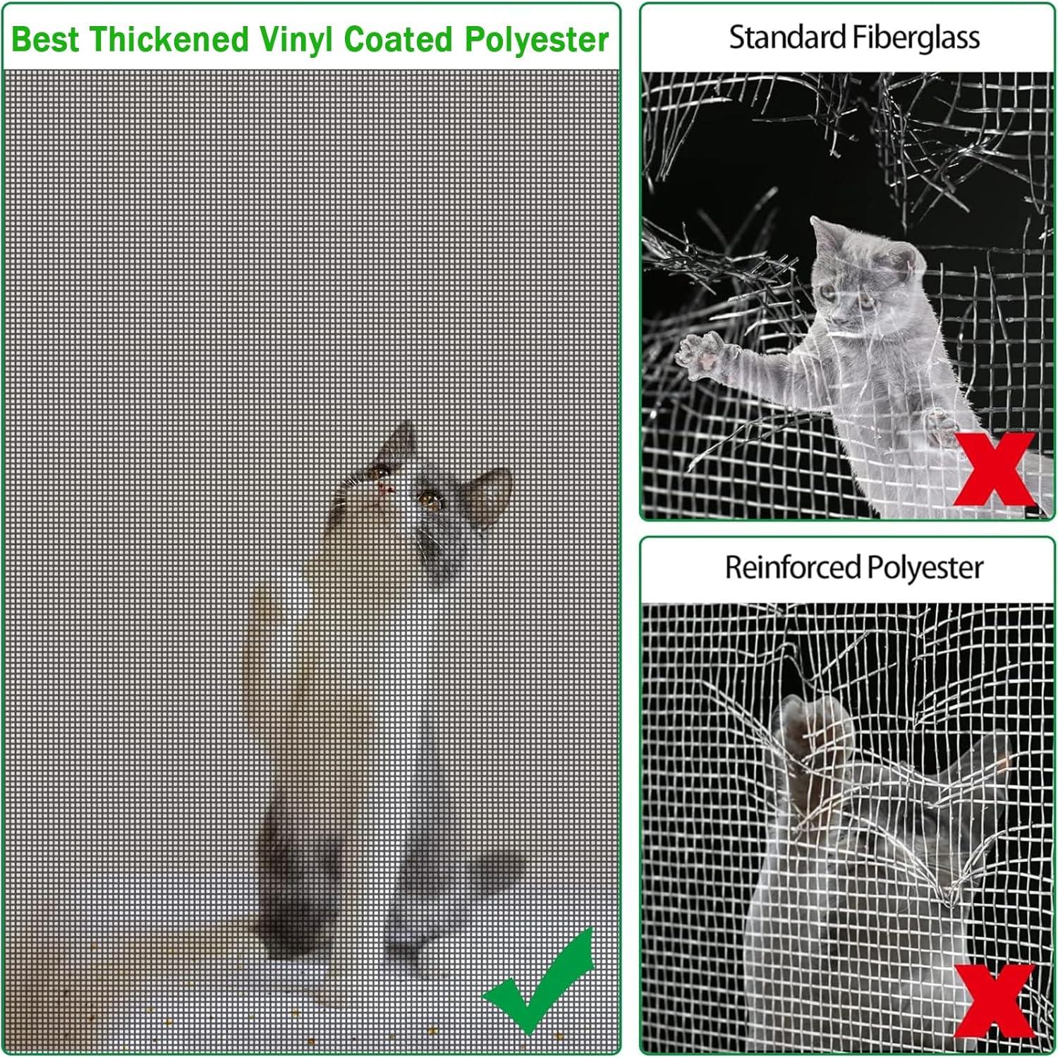 Kit de Pantalla a Prueba de Mascotas QWR 121x300 cm Doblado