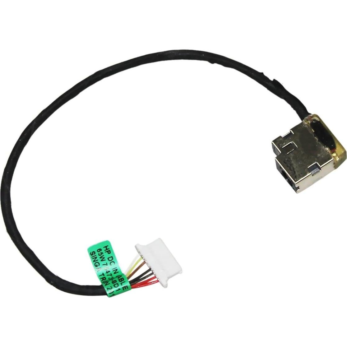 DC in Power Jack Charging Port Replacement for HP 13-C 14-X 14-Z M6-P 15-AB 15-CN 15-CP 15-EF 15z-ef 15s-FR 15-DY 17M-CE 15S-DU 17M-CG 17T-CG 17-CG 799749-S17 931613-001 806746-001 L20106-001