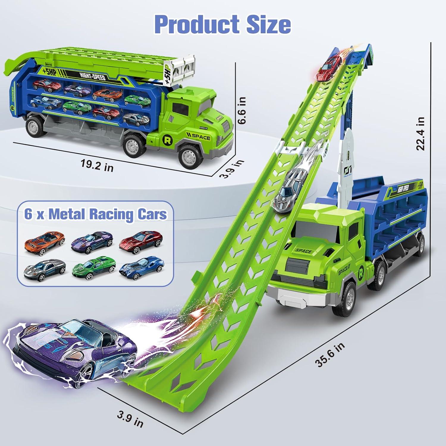 Camión Transportador de Juguetes BSTOYDER con Pista 116 cm