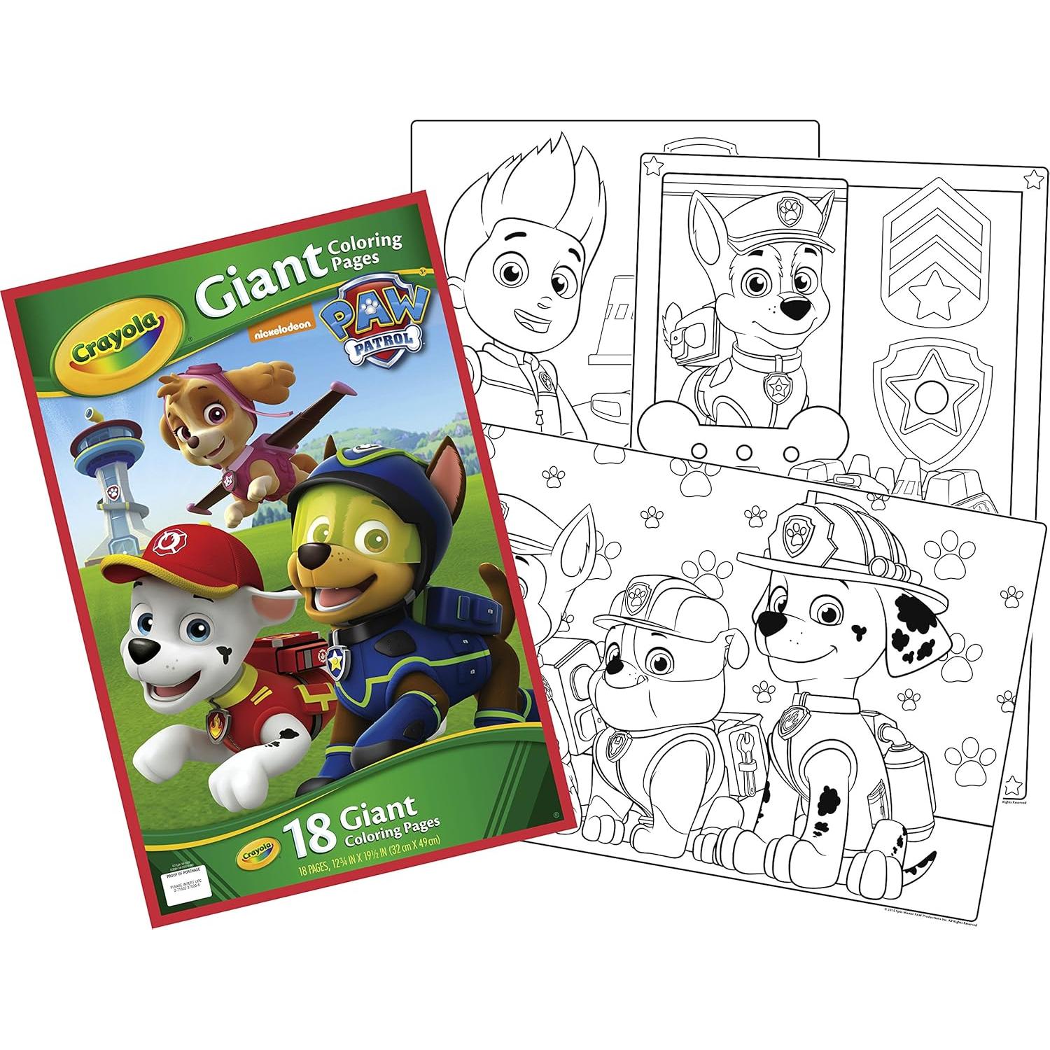 Paw Patrol Giant Coloring Pages