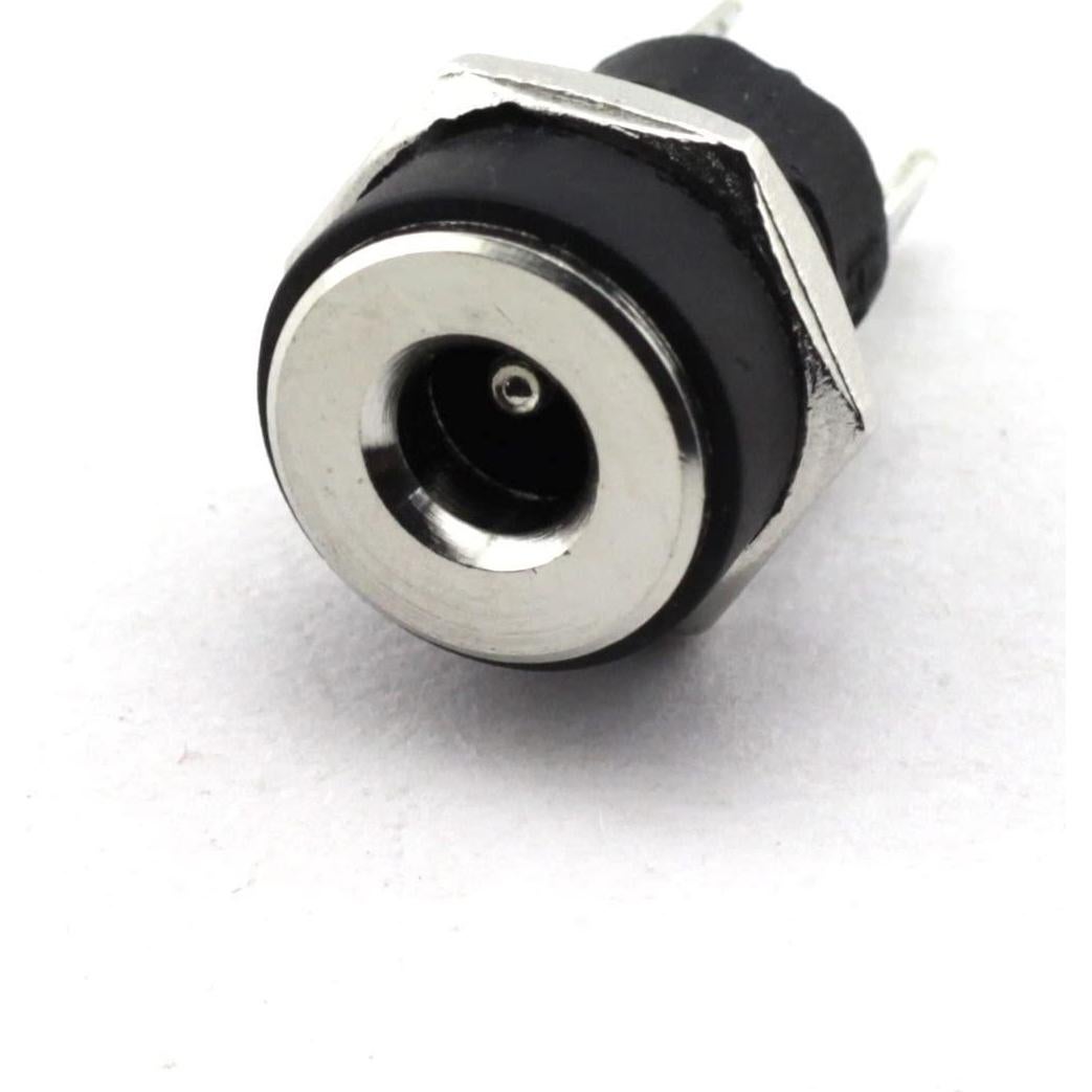 Conector Jack DC 3.5mm x 1.3mm 2 Pin MEETOOT - 12 Pcs