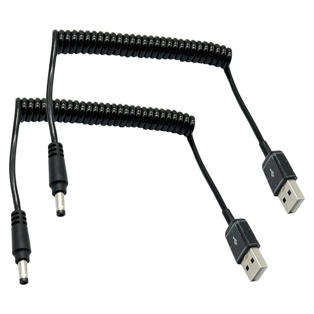 Cable de Alimentación USB a DC 4.0mm x 1.7mm MMNNE - 2 Piezas