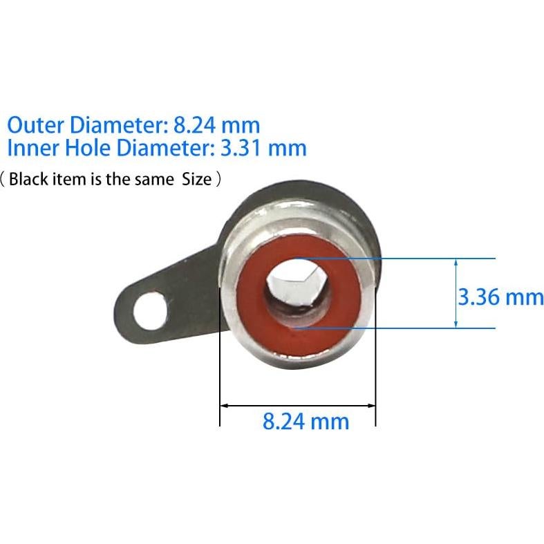 30 Conectores RCA Femeninos iExcell para Audio y Video