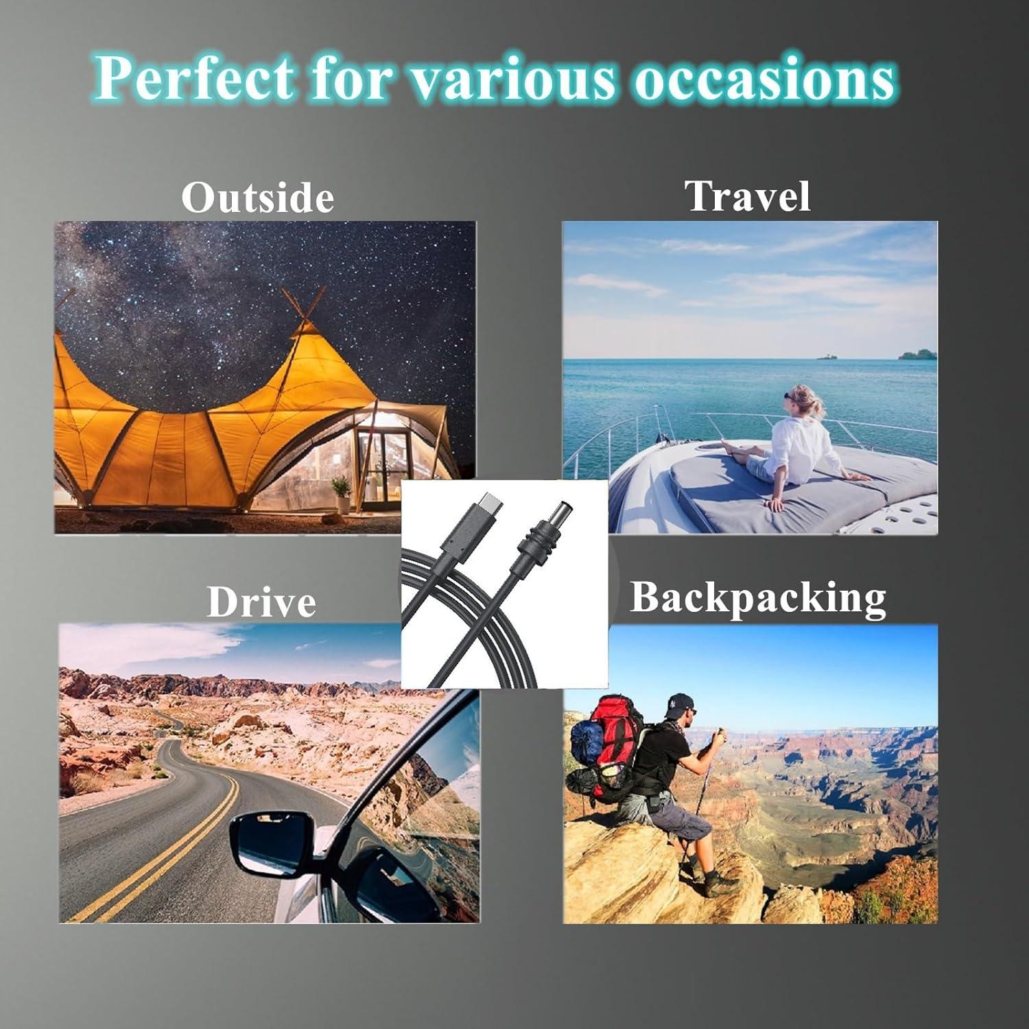 Cable de Alimentación USB-C a DC 20V 5A para Starlink Mini