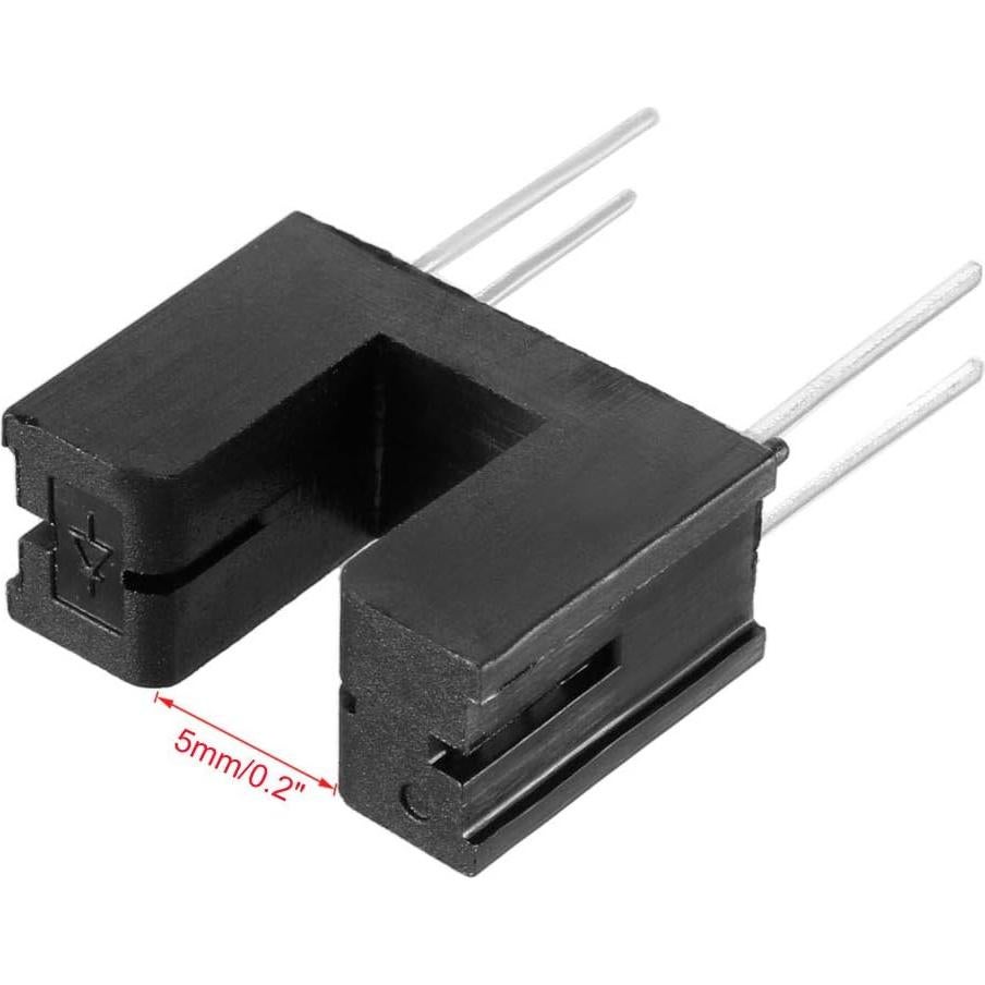 Sensor Fotoeléctrico Infrarrojo uxcell ITR9606 5Pcs 5mm