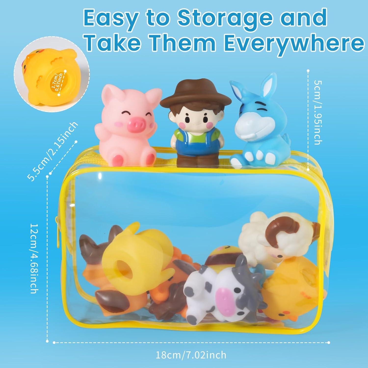 Títeres de Dedo de Granja Oriate 10 Pcs Juguetes para Bebés