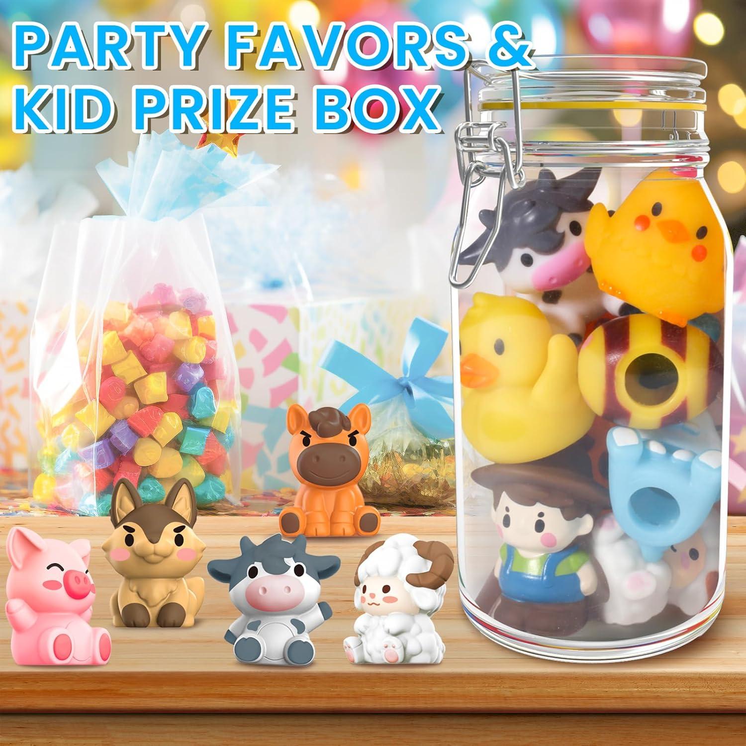 Títeres de Dedo de Granja Oriate 10 Pcs Juguetes para Bebés