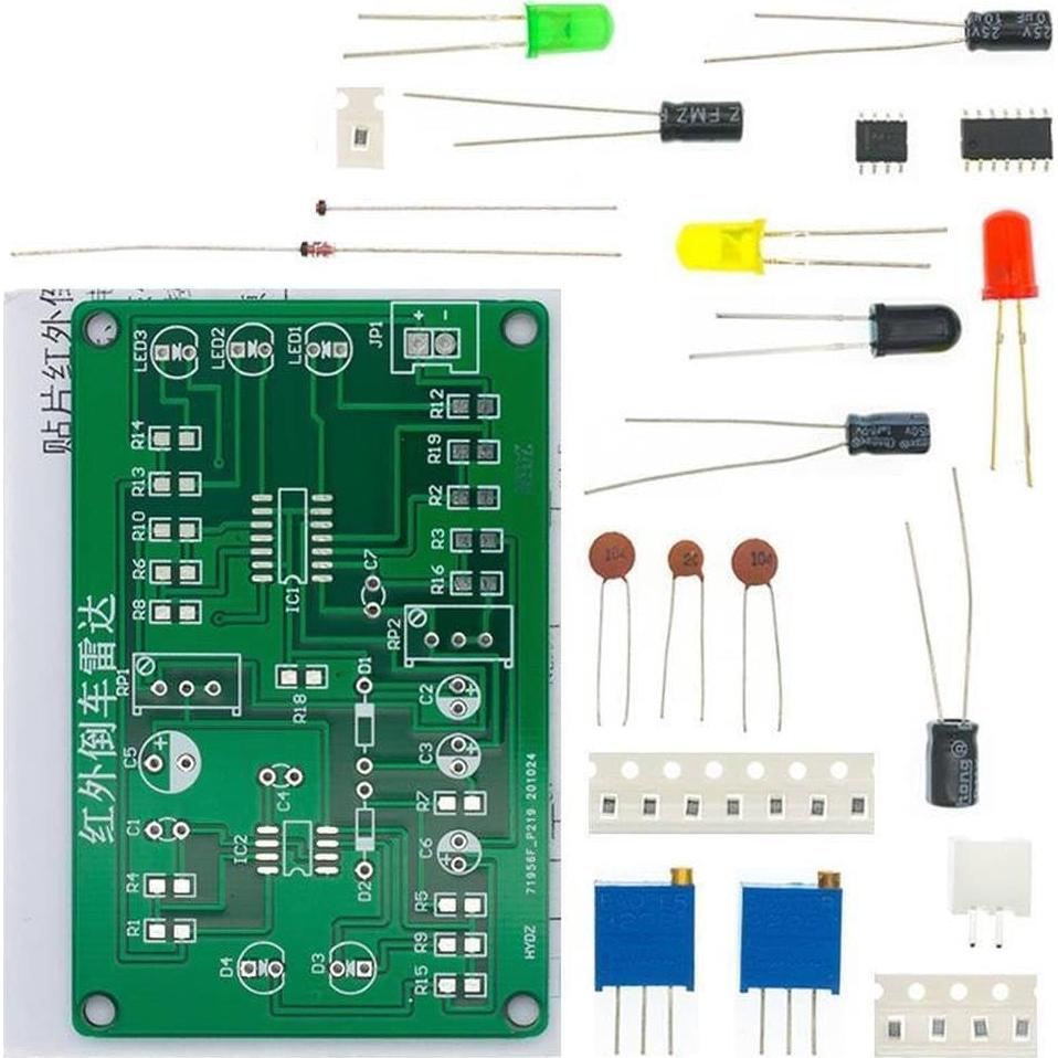 Kit Radar Infrarrojo Reversa Genérico Sensor Evitación Obstáculos