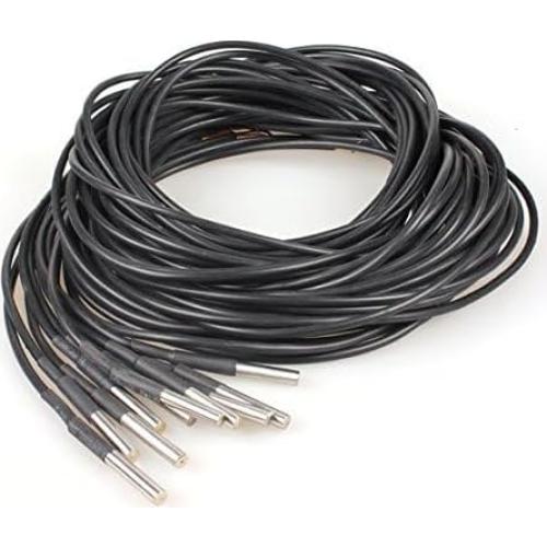 Sensor de Temperatura Digital Impermeable Vktech DS18B20 10pcs