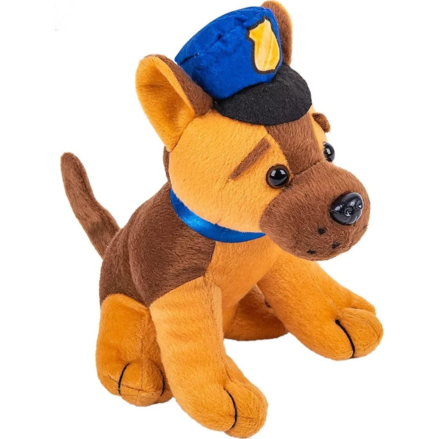 Conjunto de Peluches Perro Dálmata Bombero y Policía 17,78 cm